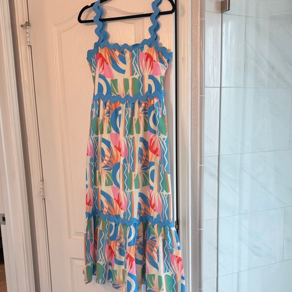 Colorful Floral Maxi Dress